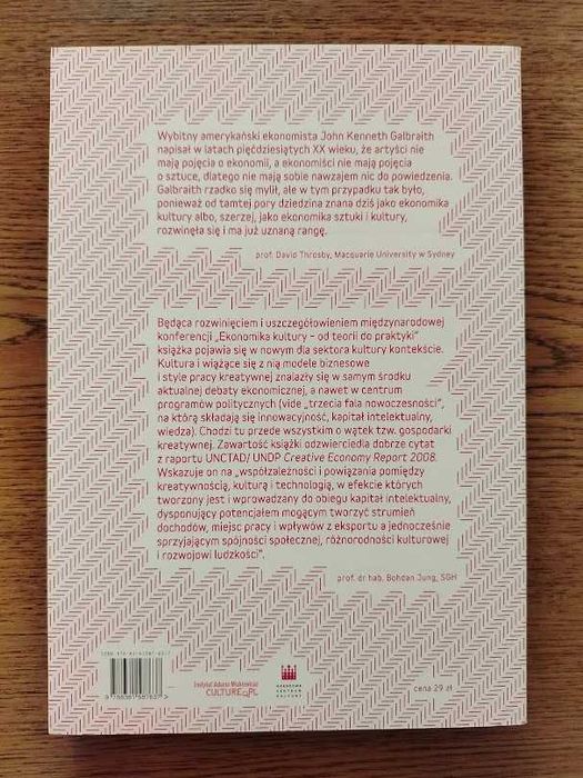 Ekonomika kultury Od teorii do praktyki