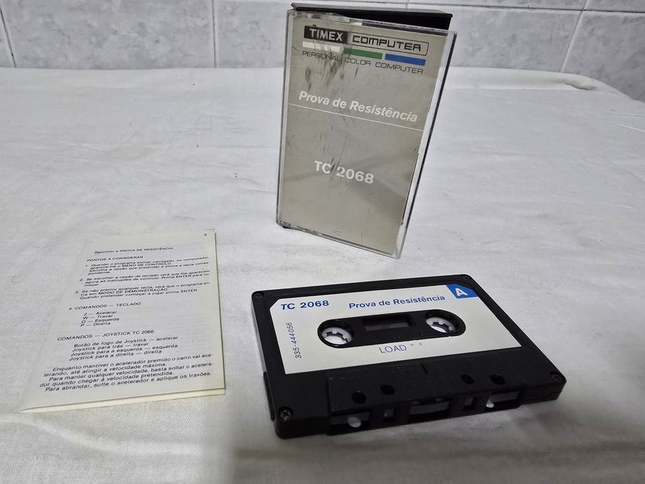 (RARO) Jogo Timex "Prova de Resistência" K7