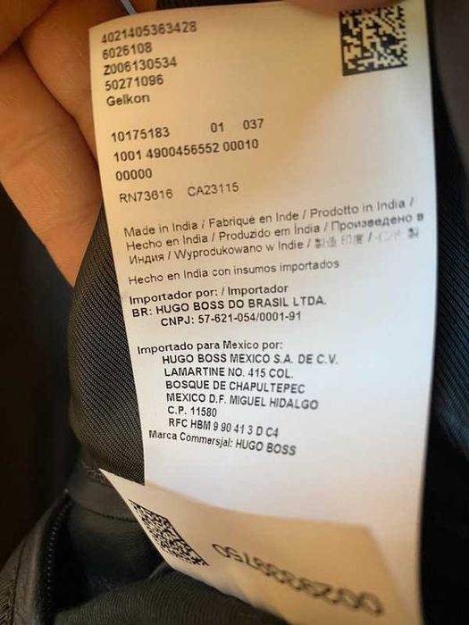 Kurtka skórzana bomberka Hugo Boss r. 50