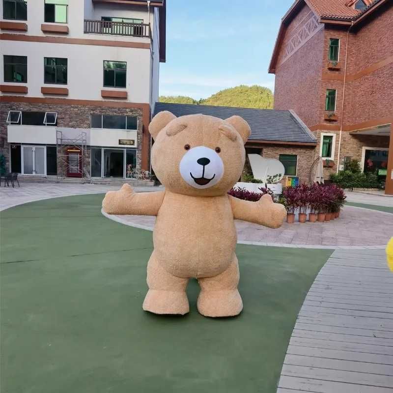 Duży miś kostium dmuchany Teddy imprezy 2.5m +bateria zestaw od ręki!