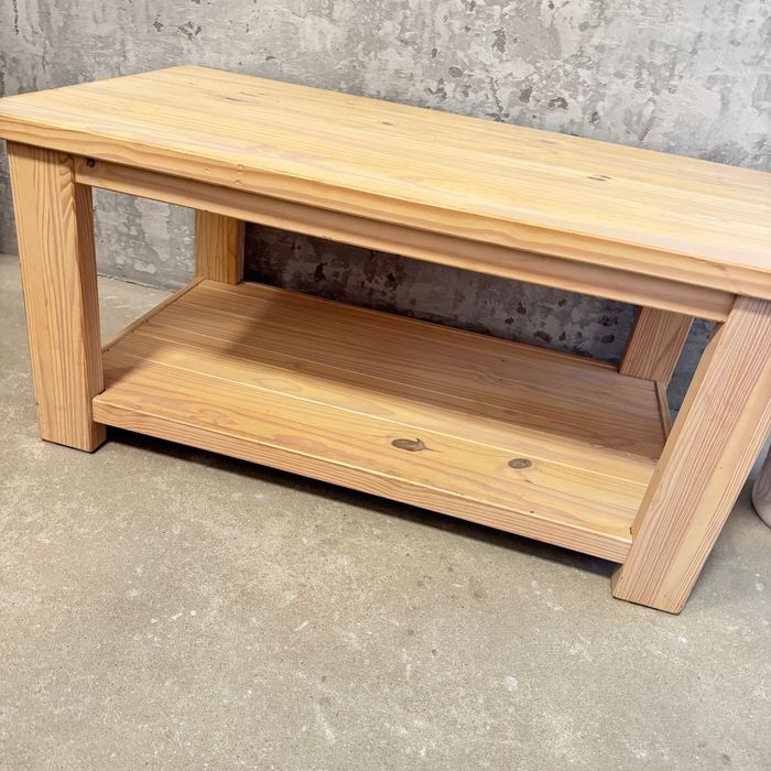 Stolik IKEA Rekarne – drewno bielone