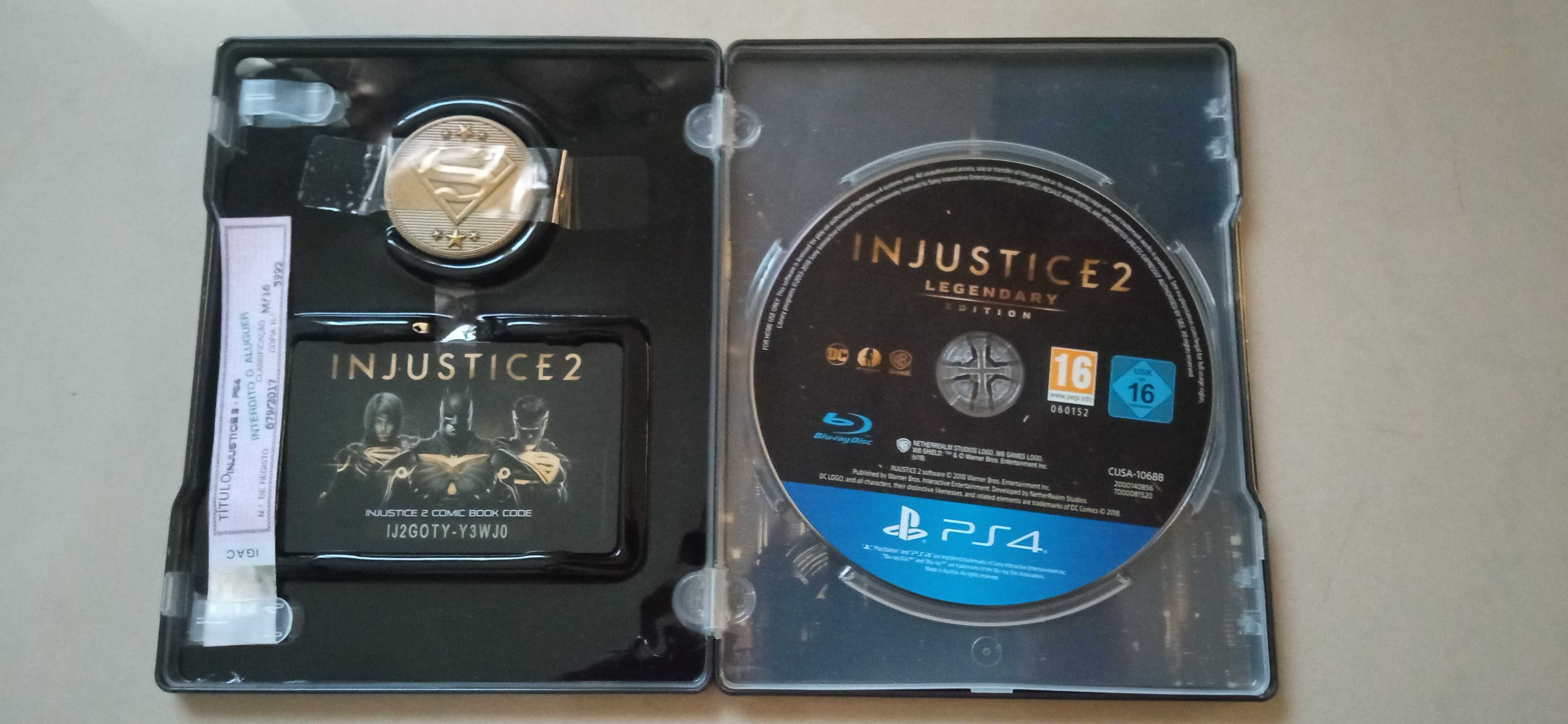 Jogo PS4 Injustice 2 - Steelbook Edição Colecionador