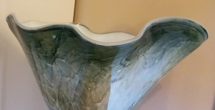 Szklany wysoki 60cm ozdobny podłogowy