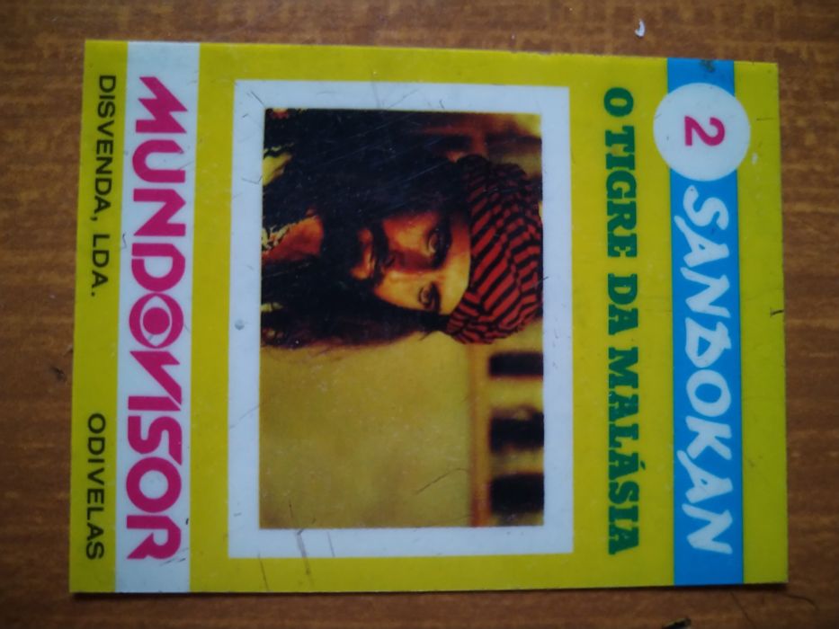 Cromos plásticos Sandokan