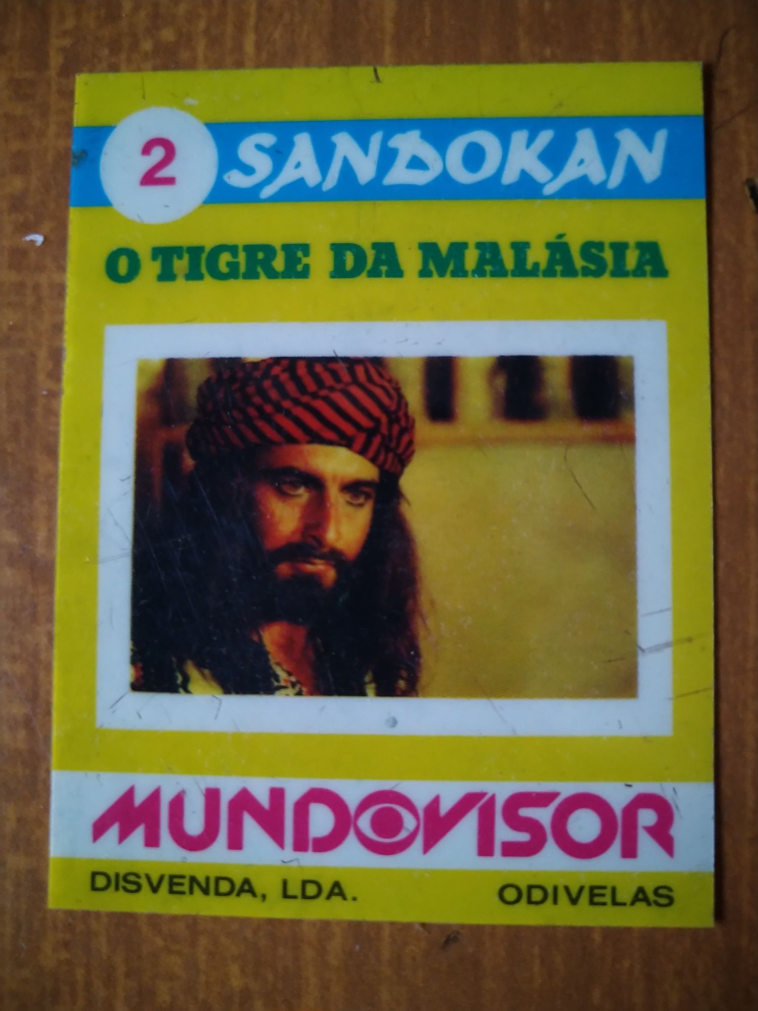 Cromos plásticos Sandokan