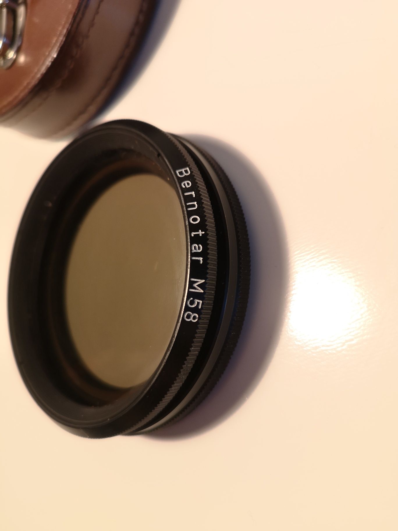 Carl Zeiss Jena Bernotar M58 filtr polaryzacyjny Lustrzanka