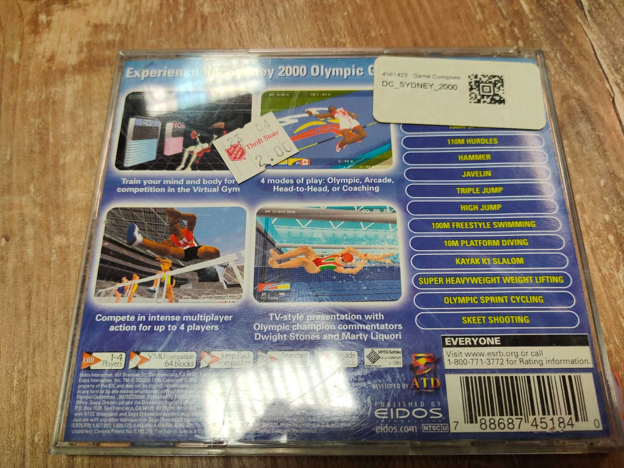 Sydney 2000 Dreamcast Sklep Wysyłka Wymiana
