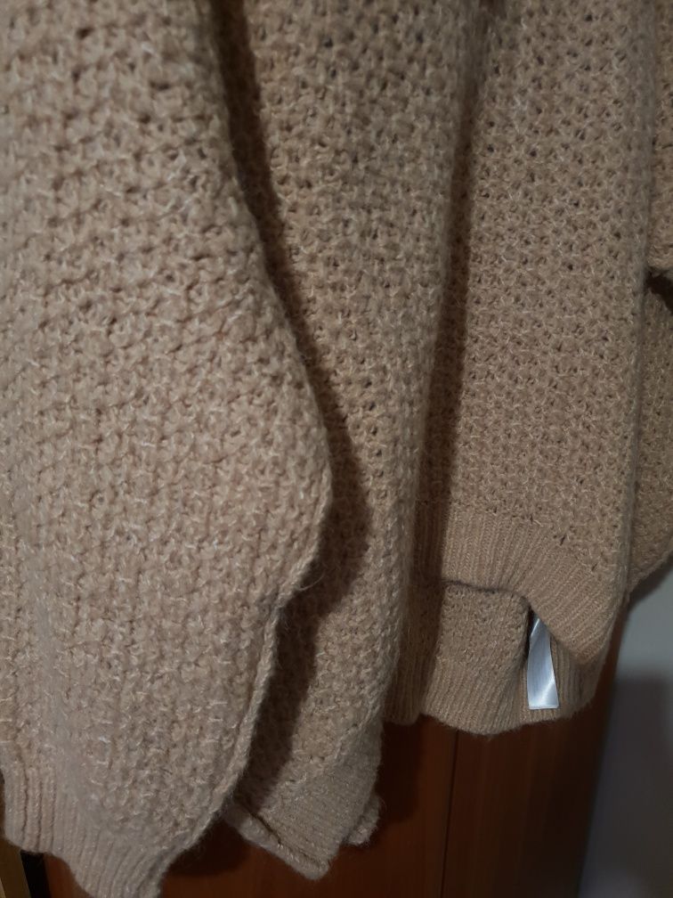 sweter Zara kawowy roz M / L