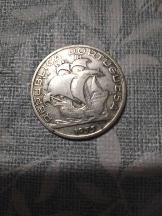 Moeda 10 escudos de prata