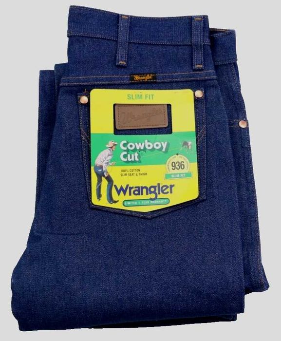 Джинси Wrangler 936DEN денім – розмір W30 L40 темно-сині