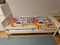 Łóżeczko Kritter Ikea 70x160 (baranki białe)