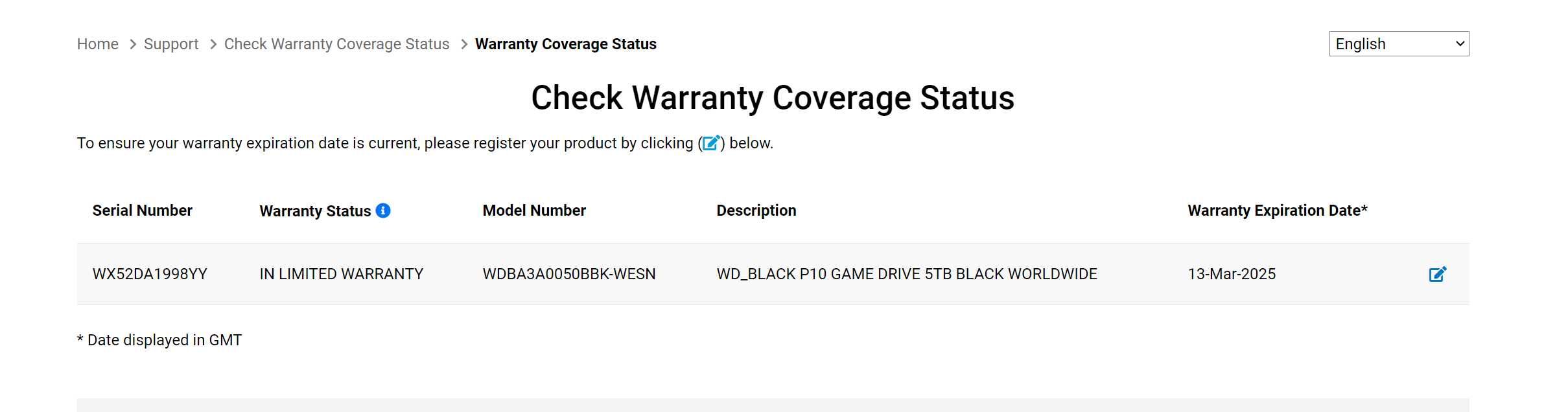 WD BLACK P10 GAME DRIVE 5TB - nowy/gwarancja