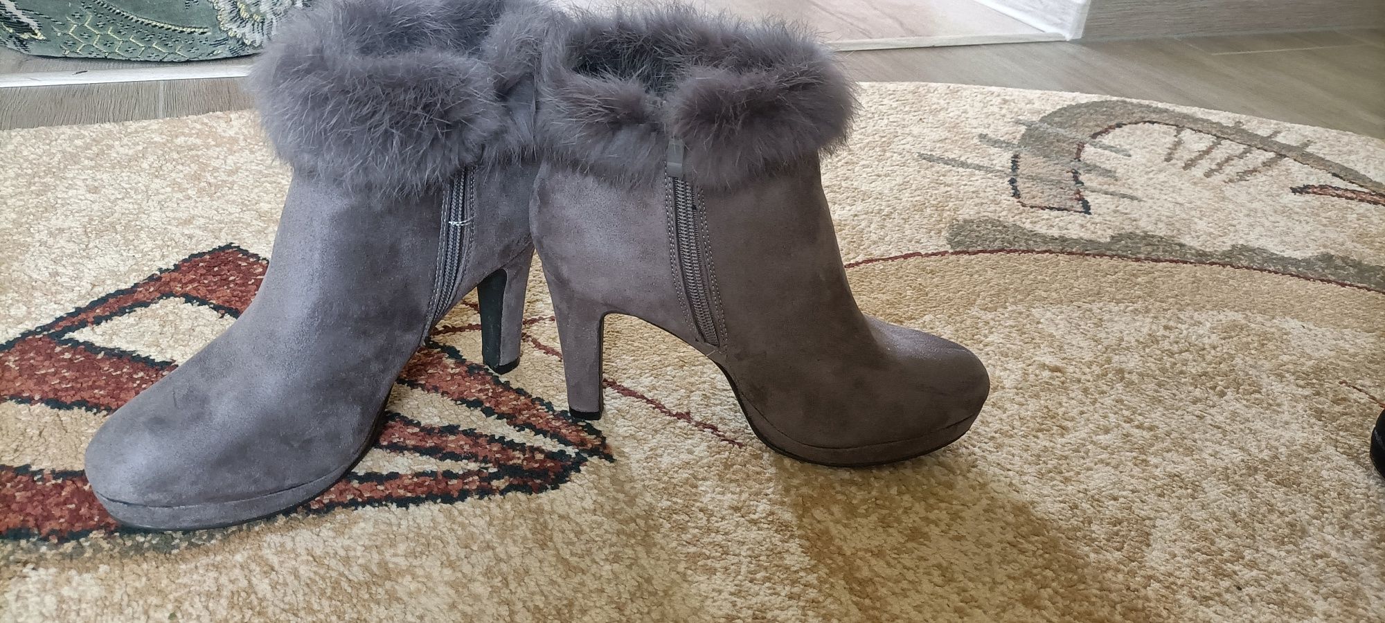 Buty, Botki damskie 40