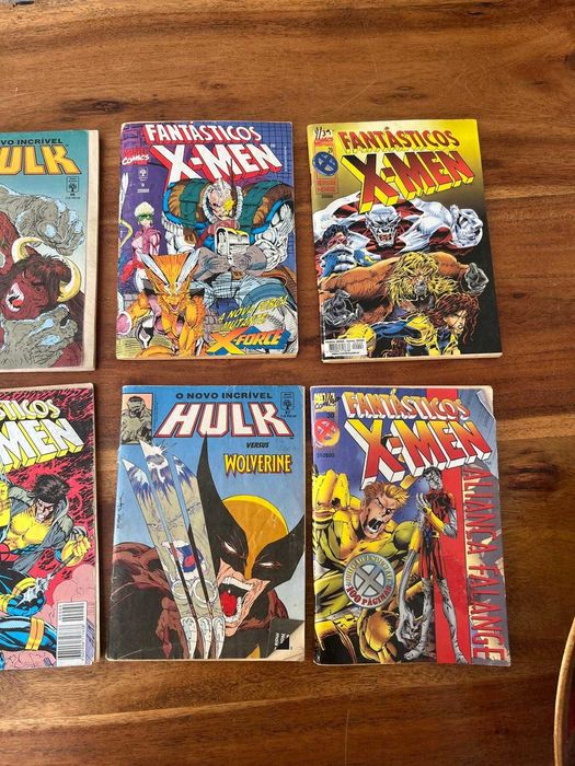 Livros de Banda Desenhada (X-MEN, HOMEM ARANHA, HULK, DISNEY)