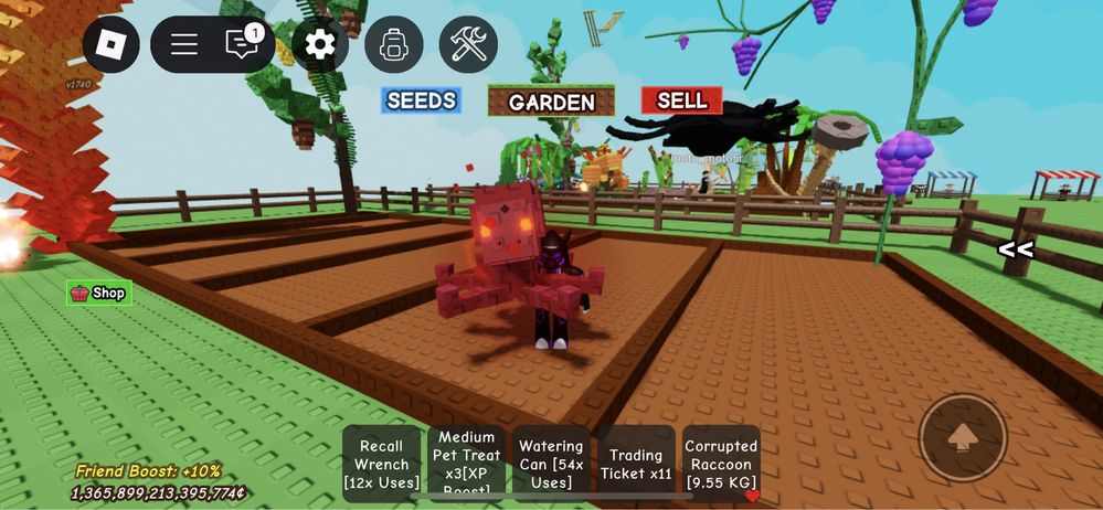 Grow a Garden Roblox пети