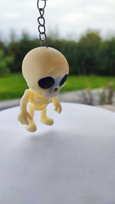 Brelok 3D ruchomy kościotrup – kluczowy gadżet, unikat, halloween