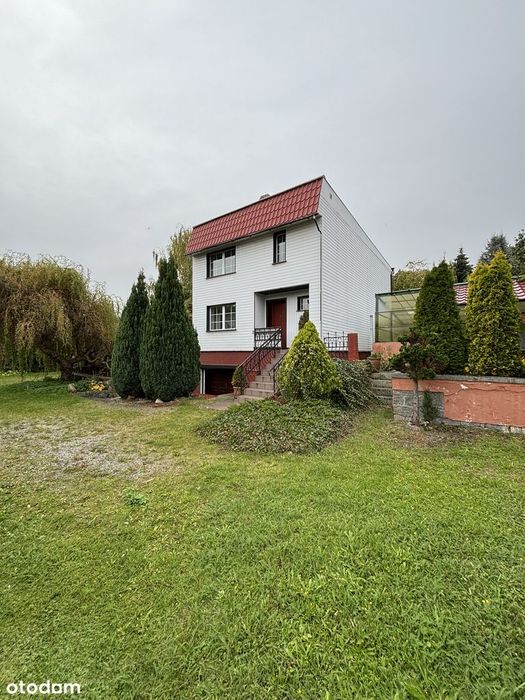 Dom z dużą działką oraz pomieszczeniami gospodarczymi