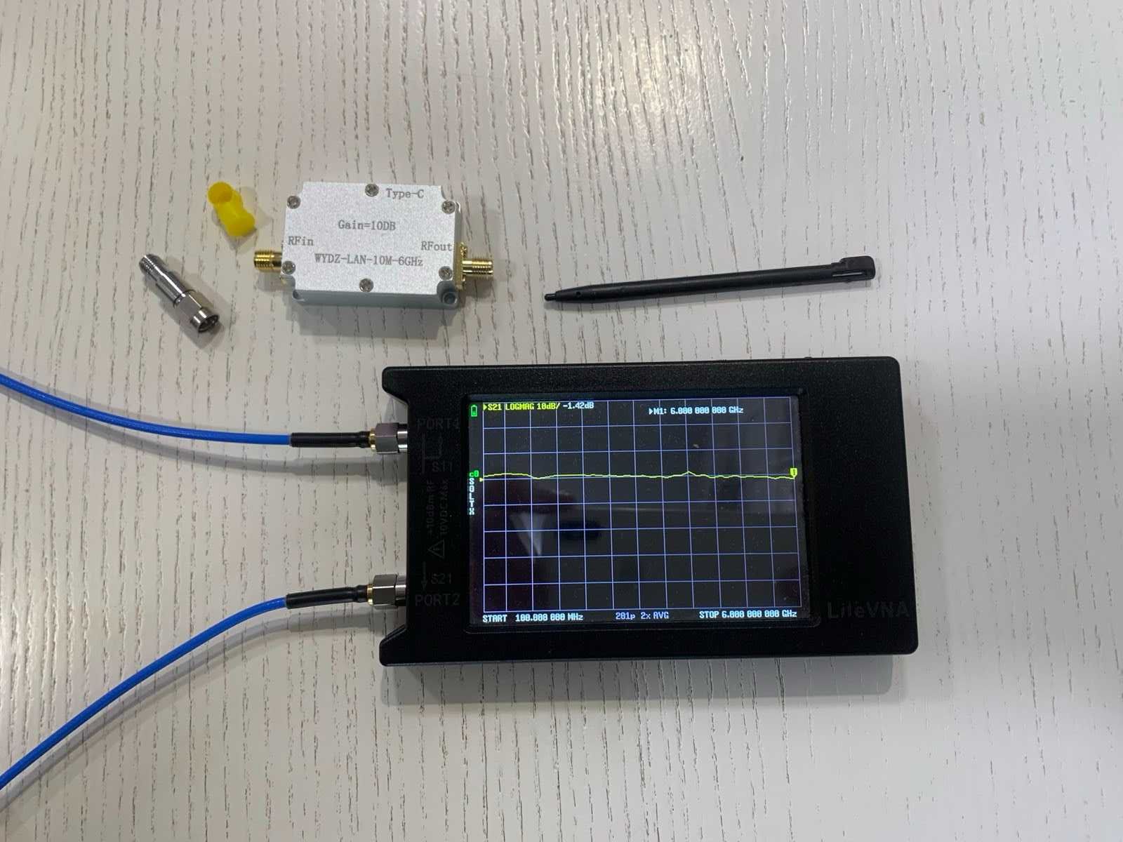 LNA + 10 dB  50 МГц - 6 ГГц  малошумний підсилювач