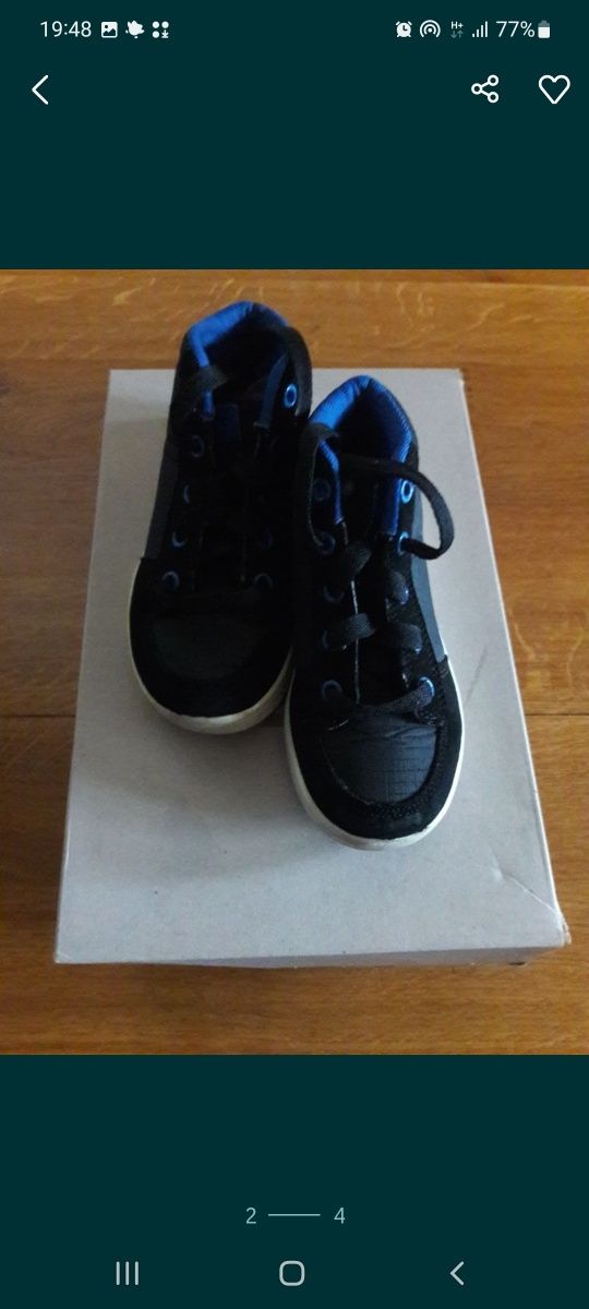 Lekkie buciki black comfort unisex z UK r 27