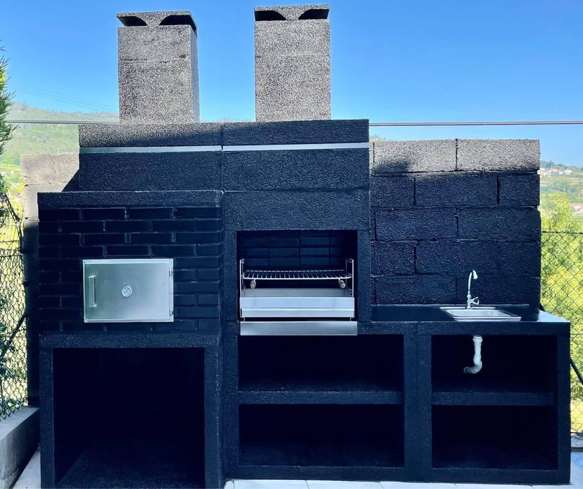 Churrasqueira/forno/kit lavatorio Linha moderna exelente qualidade