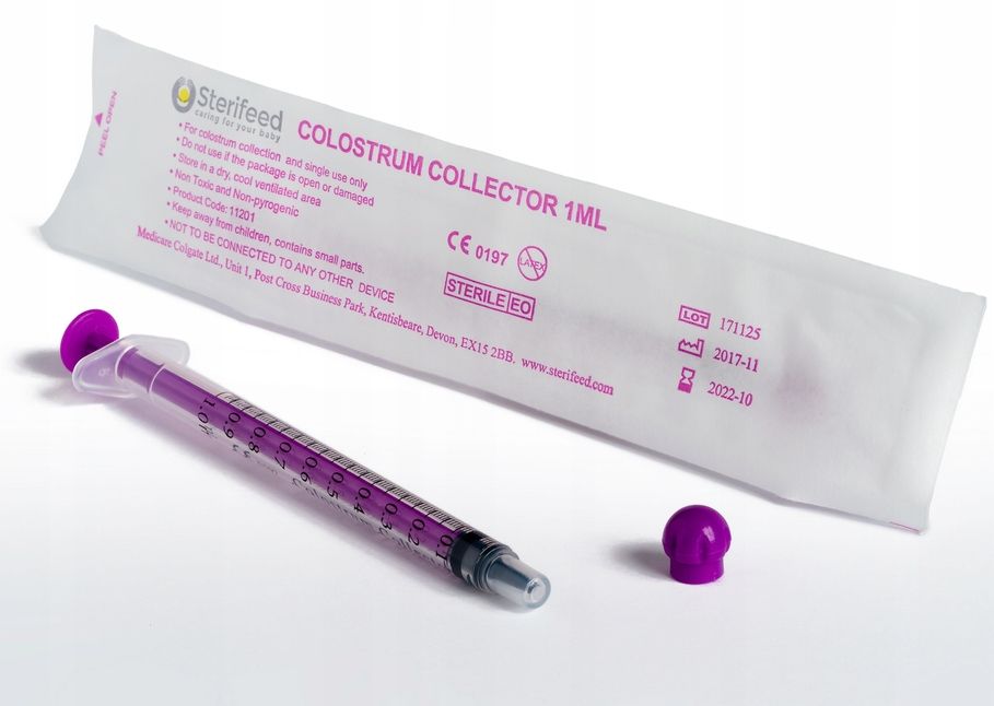 Jednorazowa strzykawka do zbioru siary 1ml x5