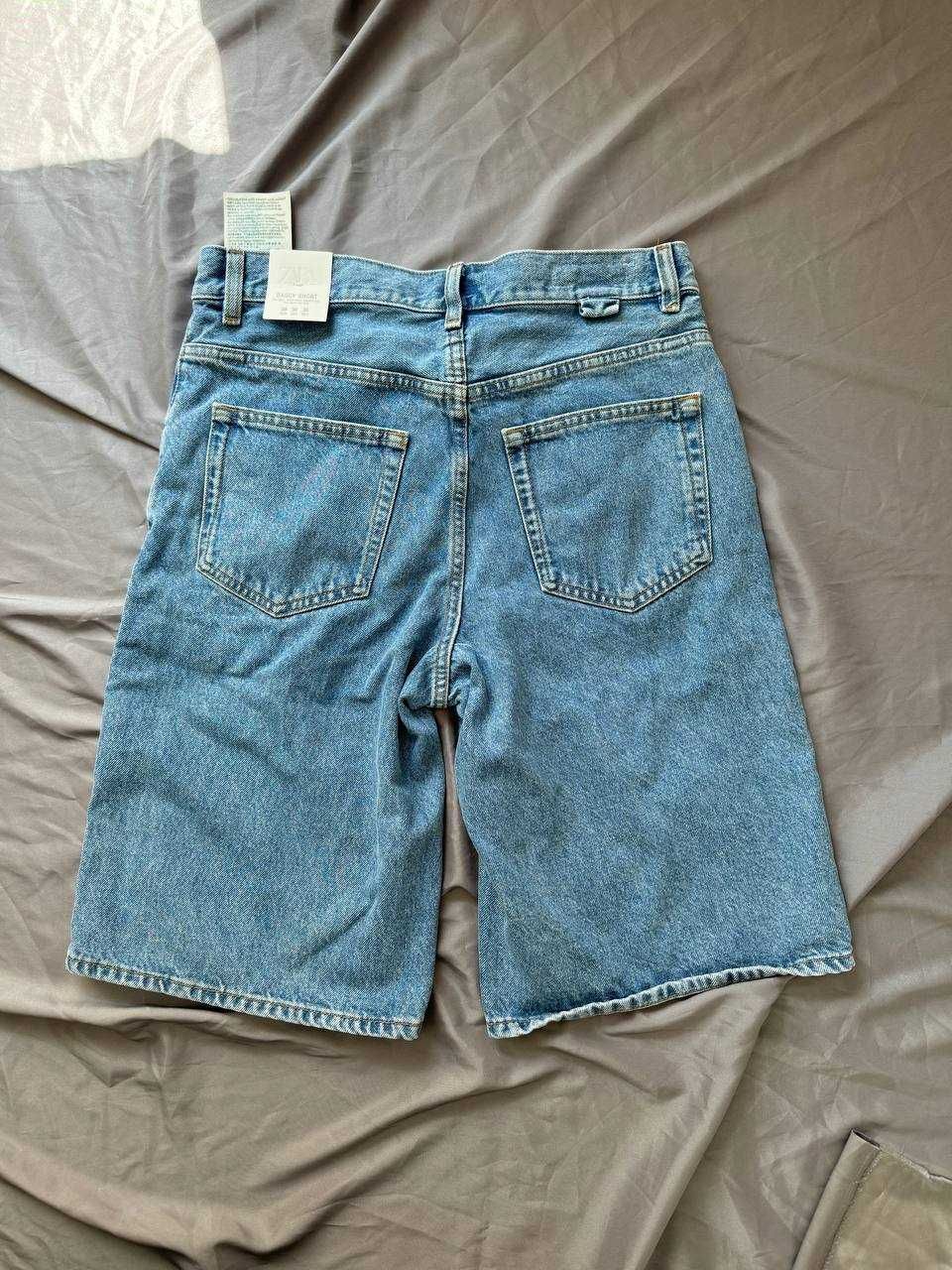 Baggy шорти джинсові Zara нові розмір 30us