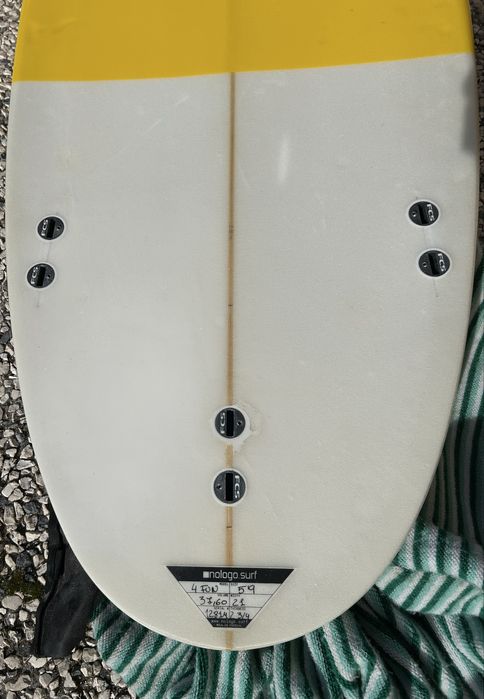 Prancha Surf Nologo 4 Fun 5’9 – 37.6L – Bom estado