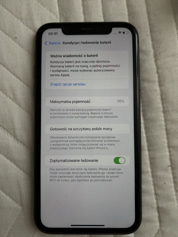 iPhone 11 używany w bardzo dobrym stanie