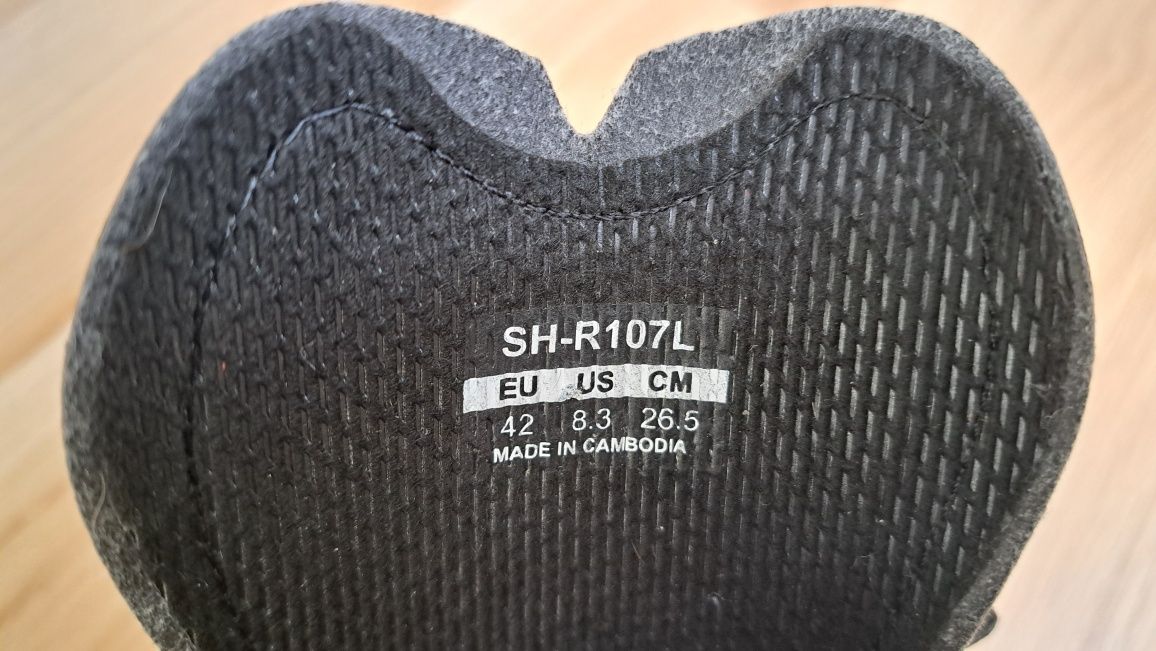 Buty SPD szosowe Shimano SH-R107L Carbon r. 42