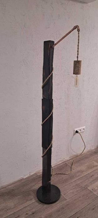 Торшер в стиле Loft. Напольный светильник. Ручная работа. Handmade