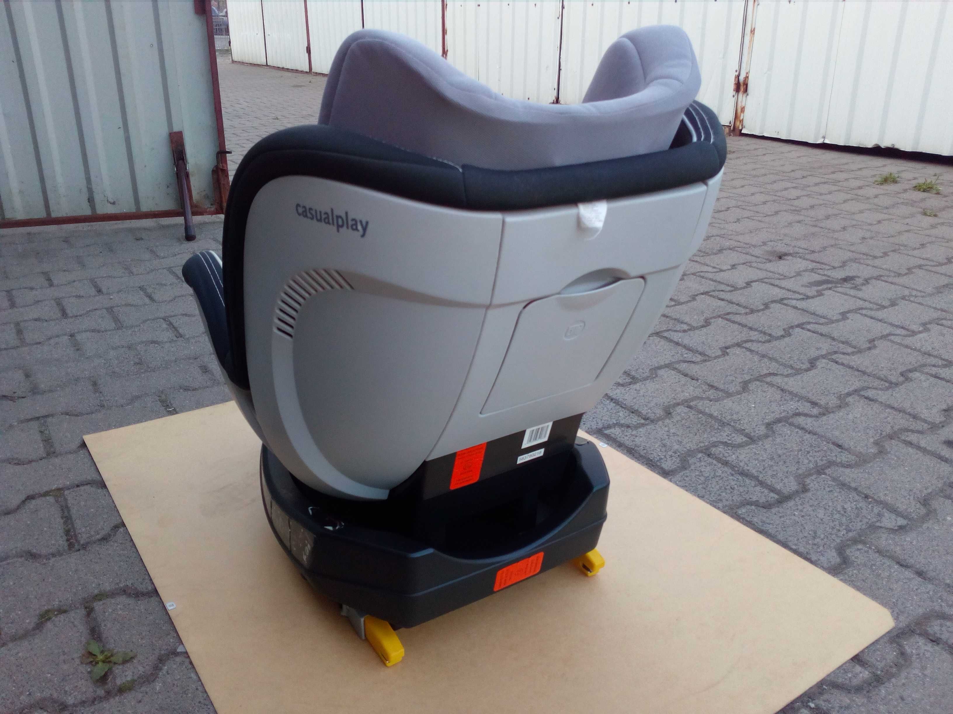 fotelik samochodowy Casual Play Volta FIX 0-18 kg jet/szary [jak nowy]