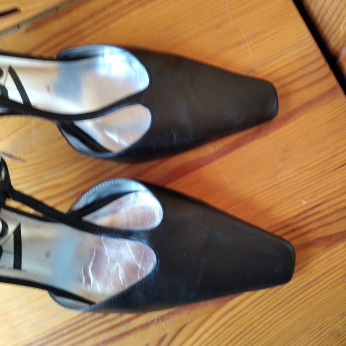 Туфли Zara стильные кожаные р.41