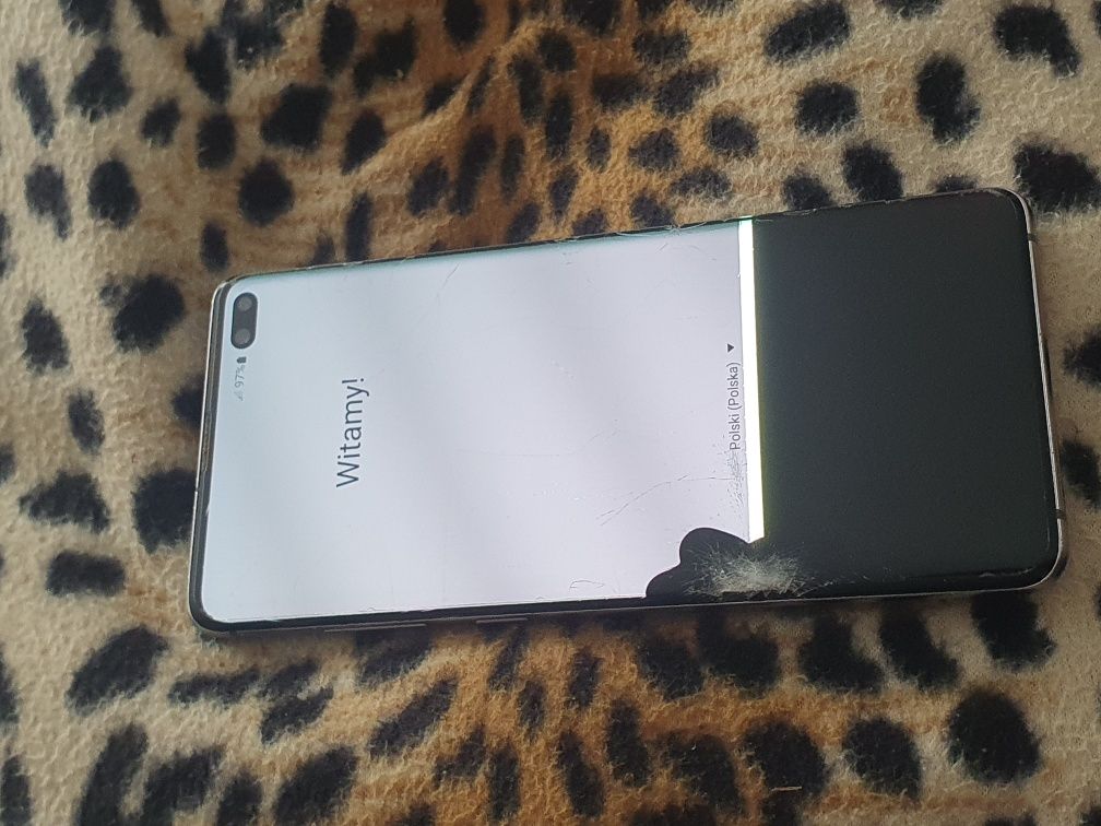 Smartfon samsung galaxy s10+ plus uszkodzony ekran