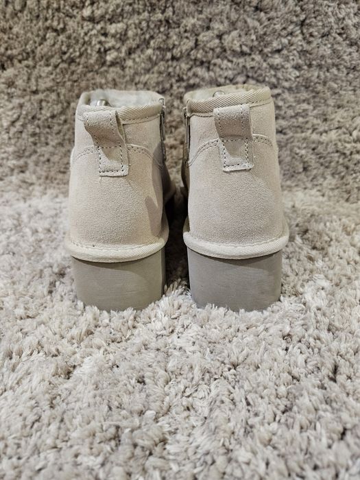 Жіночі уггі з натуральної замши на блискавці,розмір 39