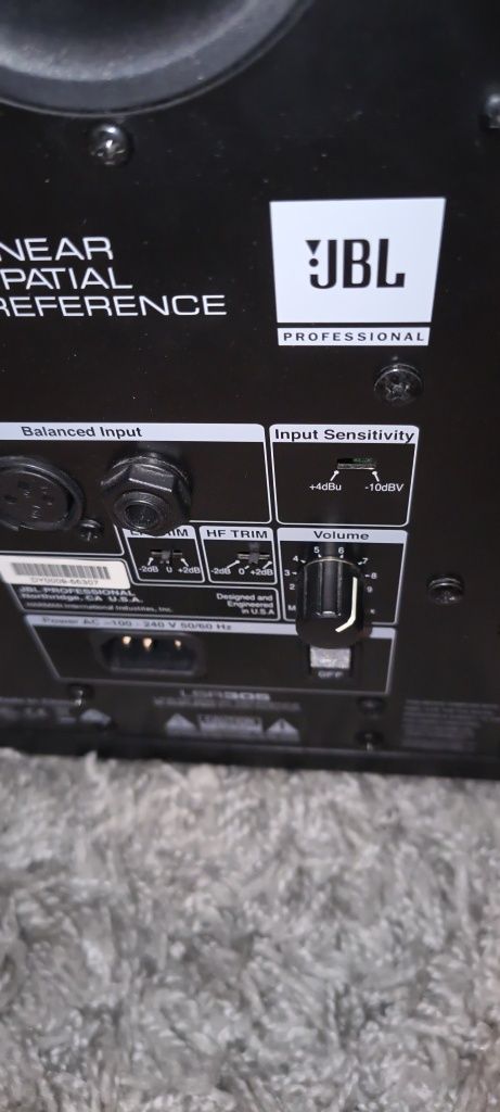 Jbl lsr 305 mk1 monitory studyjne odsłuchy