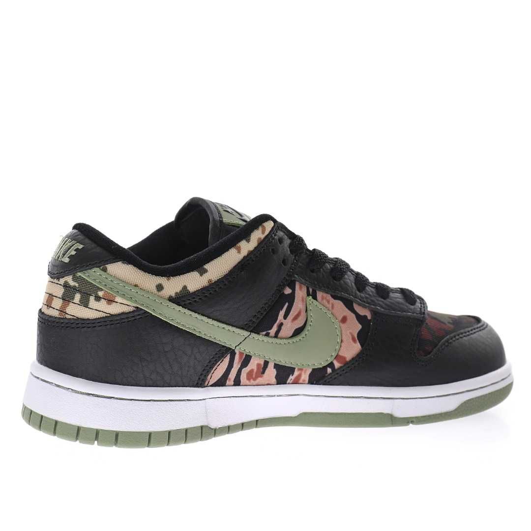 кожаные Nike Dunk Low Crazy Camo мужские кроссовки DH0957-001