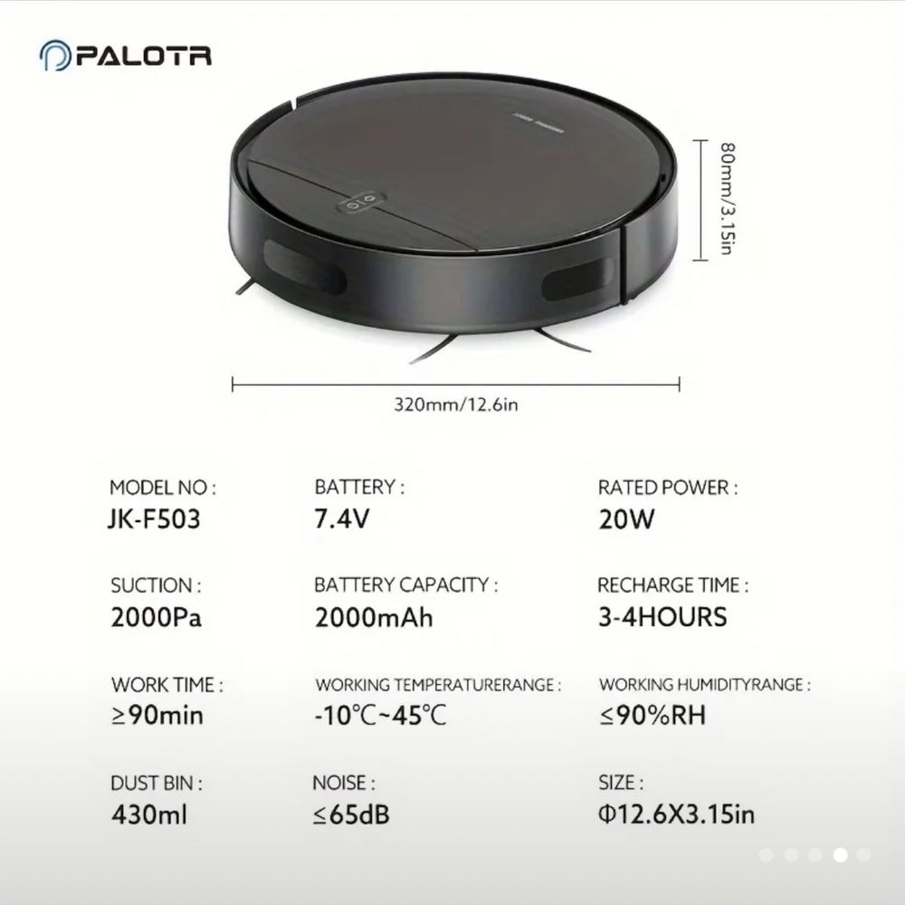 Робот-пилосос PALOTR 2-в-1