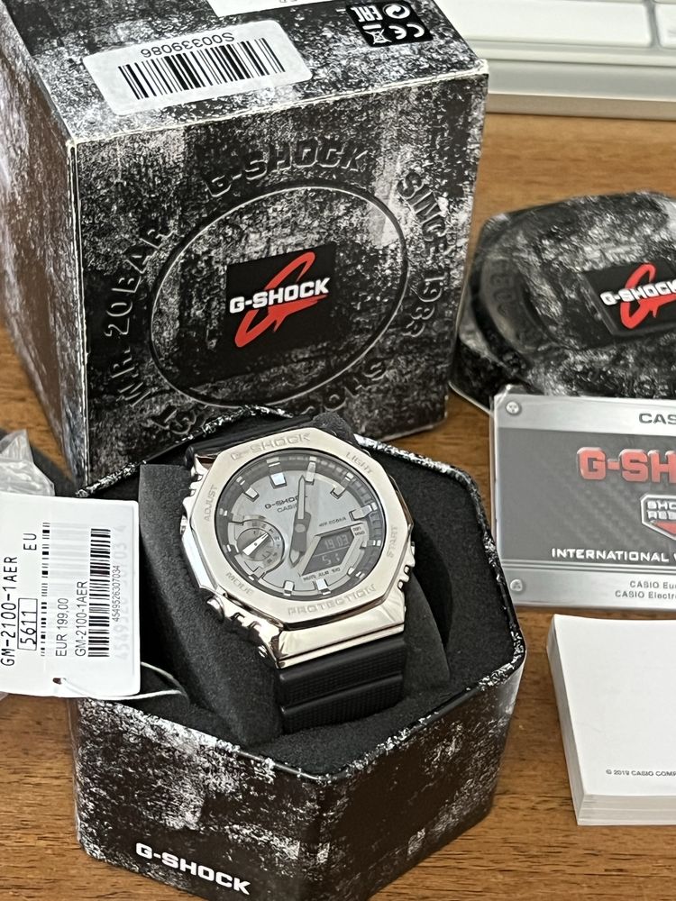 Годинник CASIO G-Shock GM-2100-1AER Оригінал