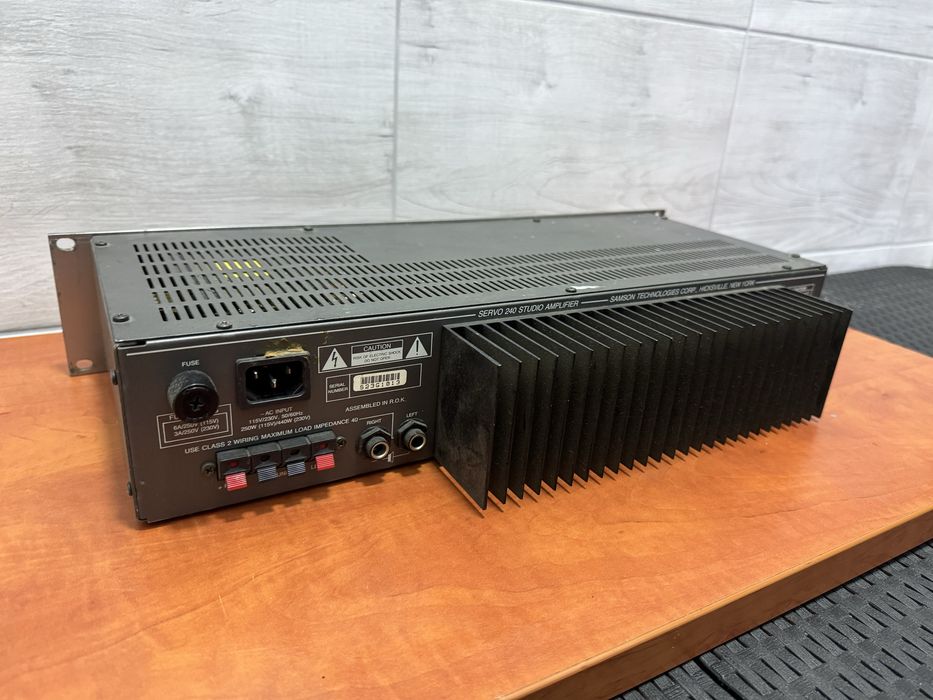 Koncowka mocy studyjna Samson Servo 240 2x120w okazja najtaniej sprawn