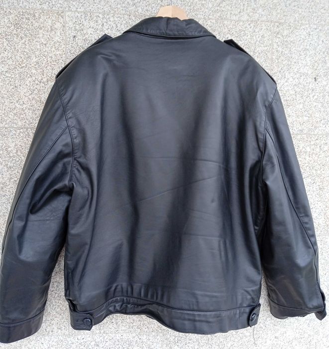 Blusão em pele para homem