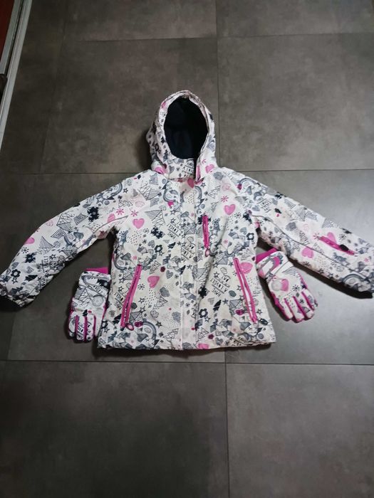 Kurtka dziewczęca narciarska