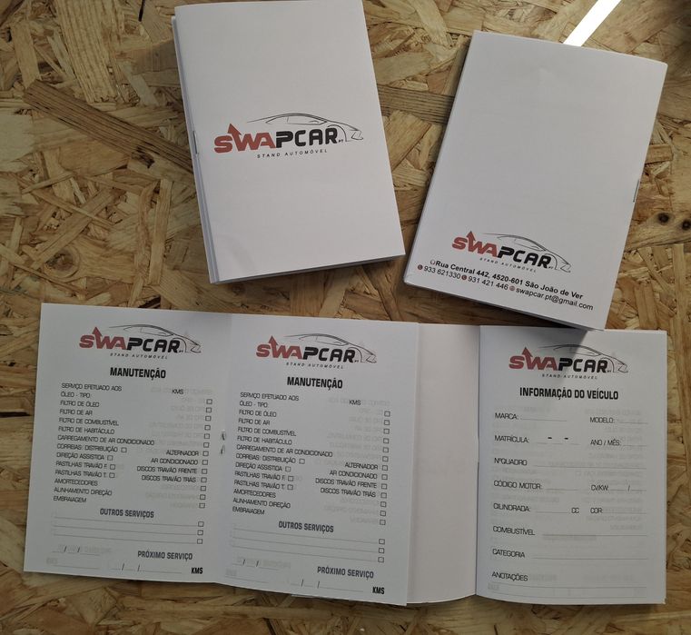 Livros de revisão automóvel com o seu logótipo