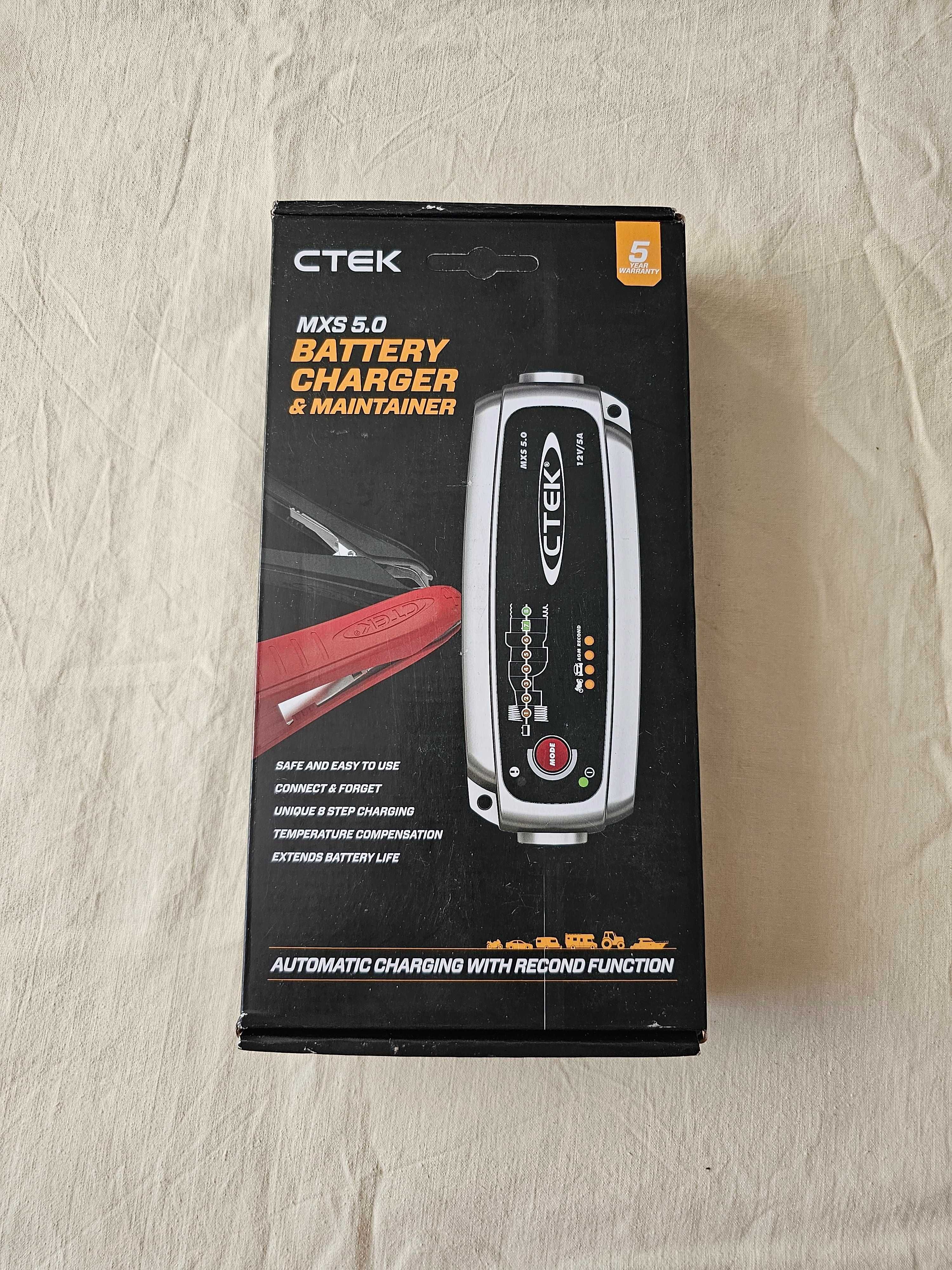 NOWA CTEK MXS 5.0 56-305 Prostownik Trybem Regeneracji i Trybem AGM