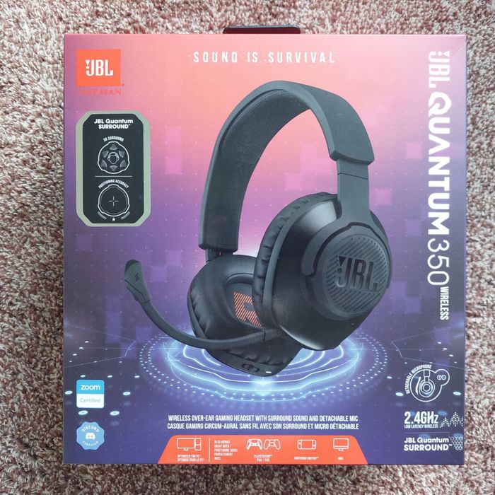 Навушники jbl quantum 350 бездротова ігрова гарнітура