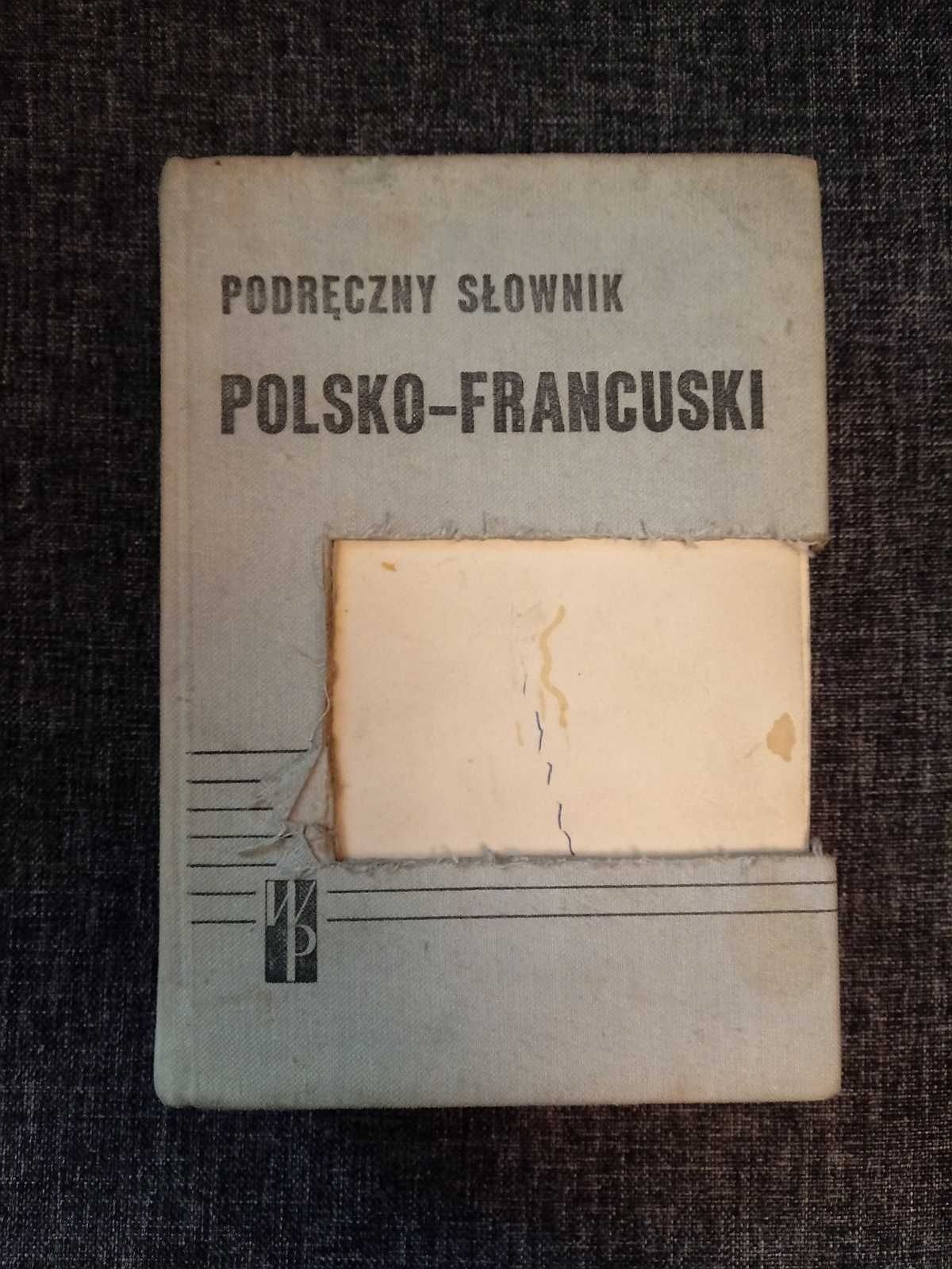 Wielki Słownik Polsko-Francuski 1150str. 1974r