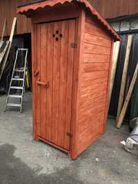 Wychodek drewniany wc