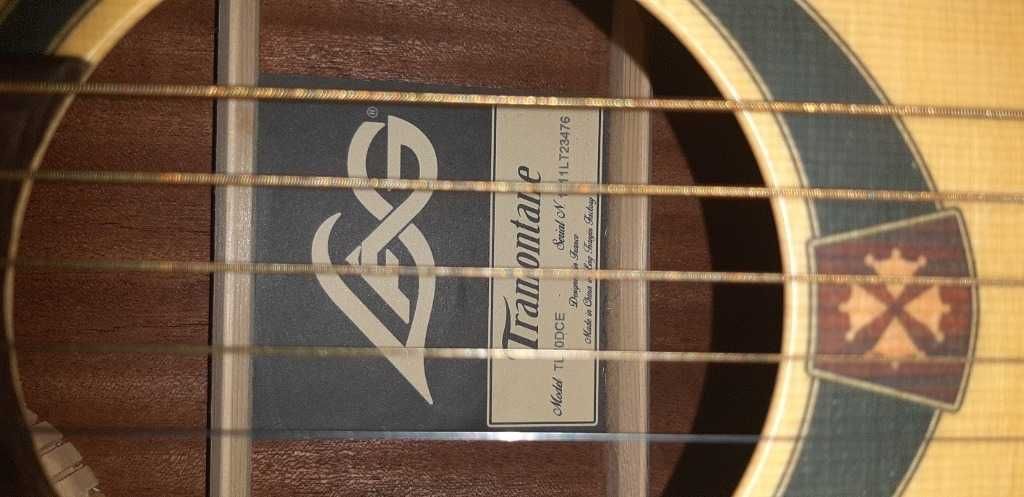 Lag GLA-TL70 DCE gitara elektroakustyczna leworęczna Tramontane