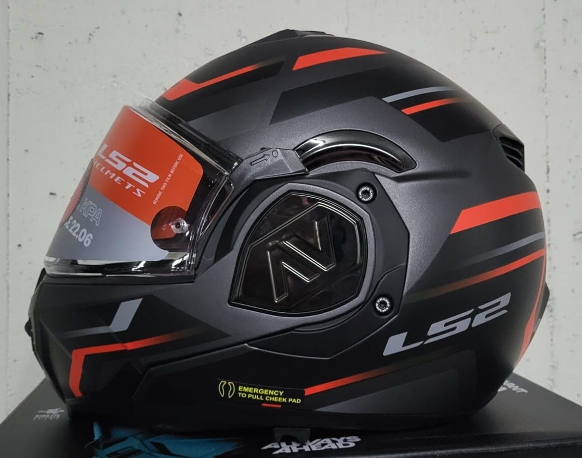 Capacete LS2 FF906 Advant Kuka Black / Red Matt ( M )( NOVO )