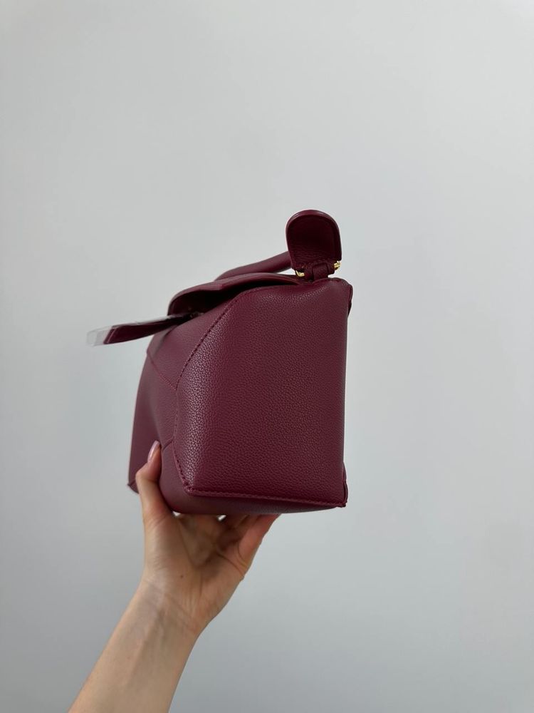 Torebka Loewe Smal Puzzle Bag Burgundy