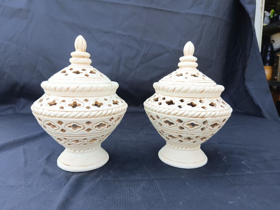 Ceramiczny lampion świecznik